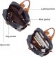 Vegan Leather Laptop Backpack for Women 15.6 inch Computer Backpack