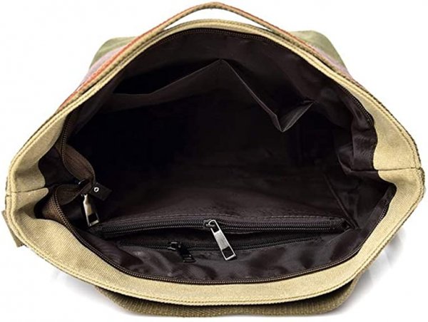 Womens Shoulder Bags Canvas Hobo Handbags Multi-Color Casual Messenger Bag